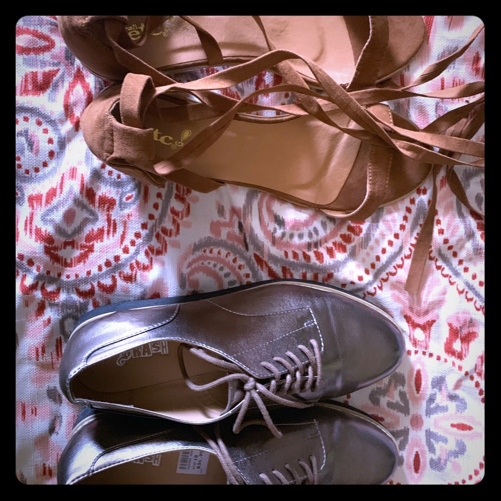 2 pair of shoes